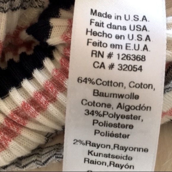 Anthropologie Striped Top with Twisted Back & Ribbed Fabric EUC - Picture 8 of 10